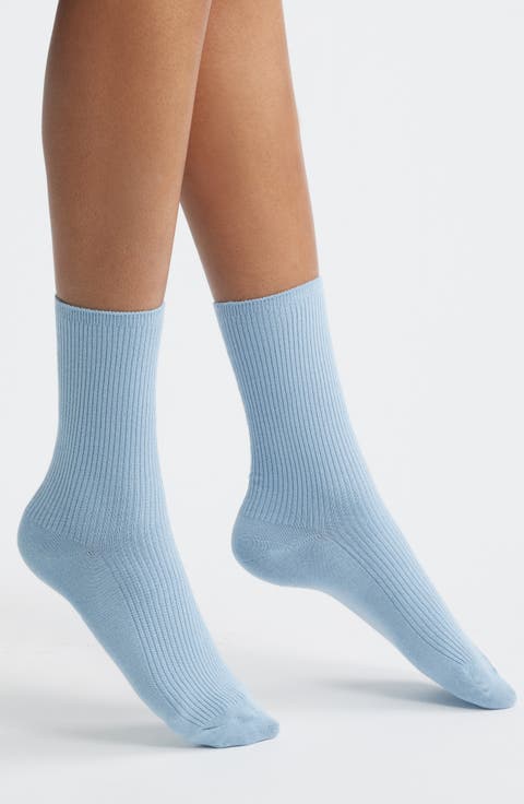 Rib Crew Socks