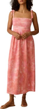 Faherty Dune Ella Organic Cotton Gauze Maxi Dress