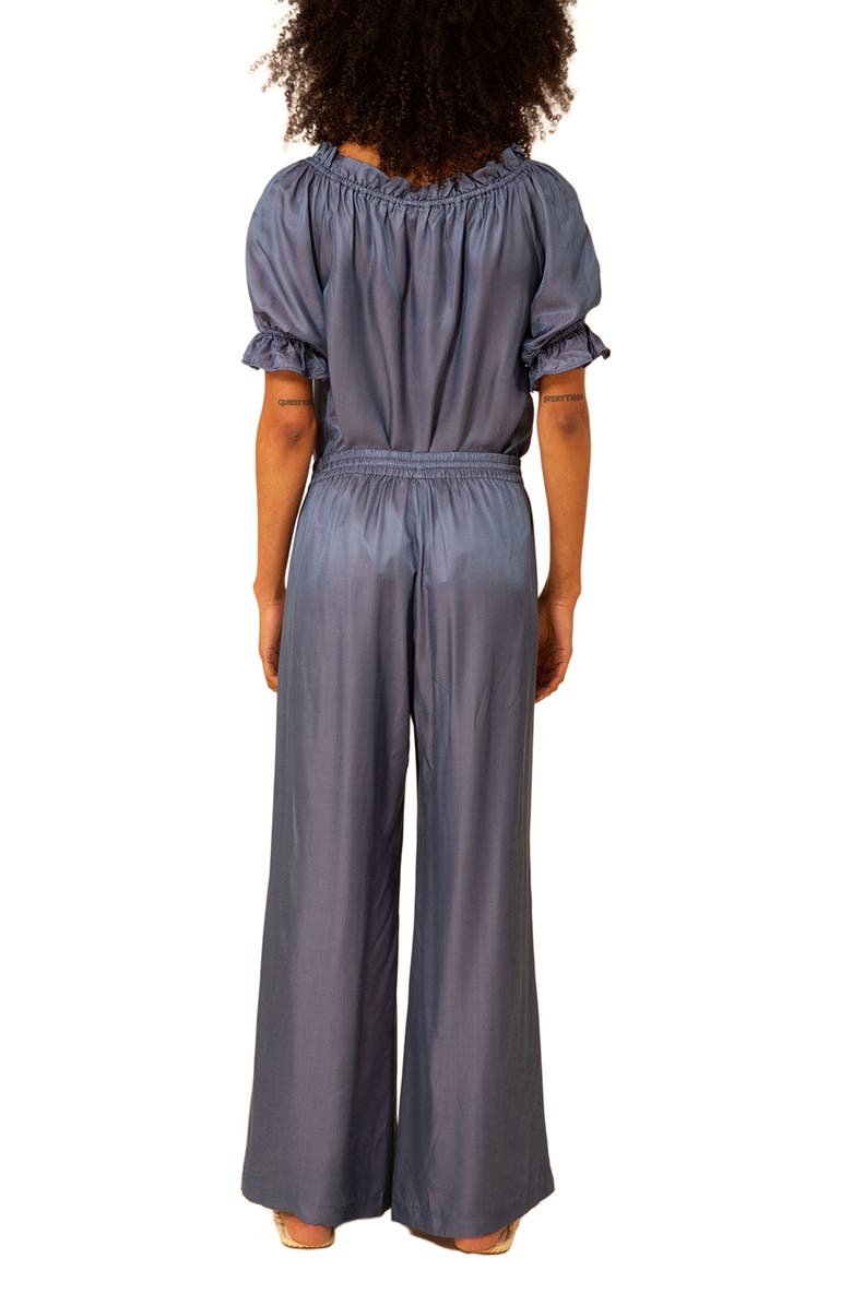 Hale Bob Raegan Solid Washed Charmeuse Pant, Alternate, color, 