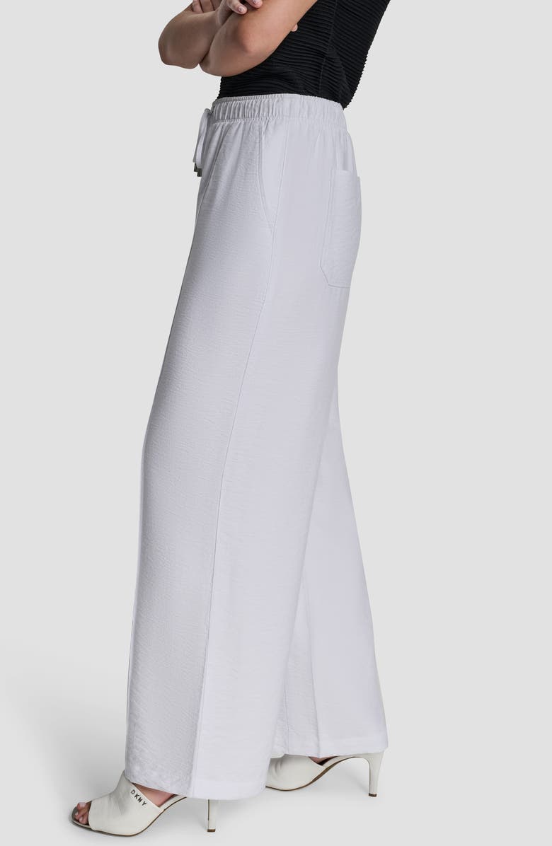 DKNY Drawstring Pants, Alternate, color, White