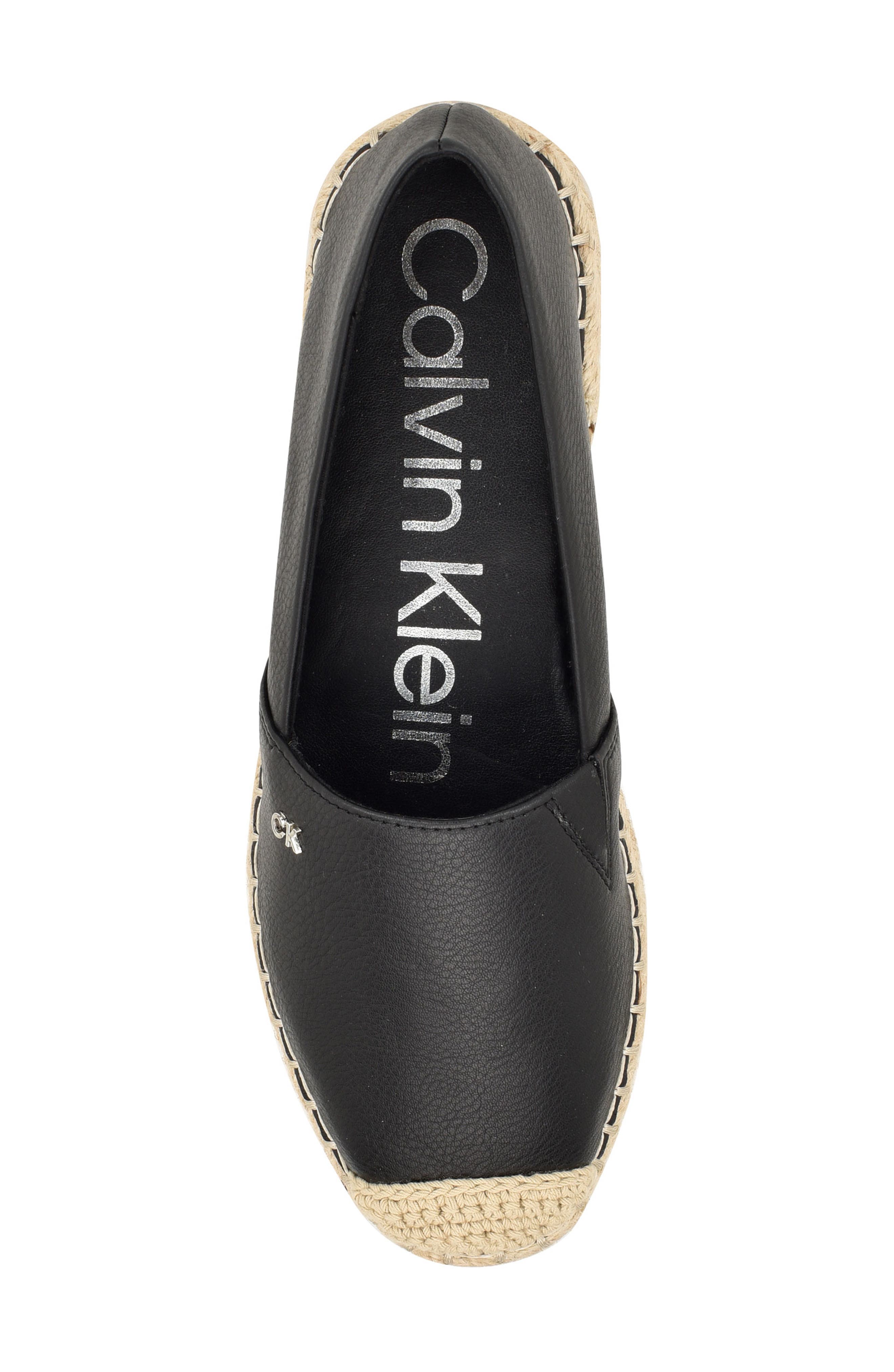 Popular Espadrille Flat, Alternate, color, BLACK