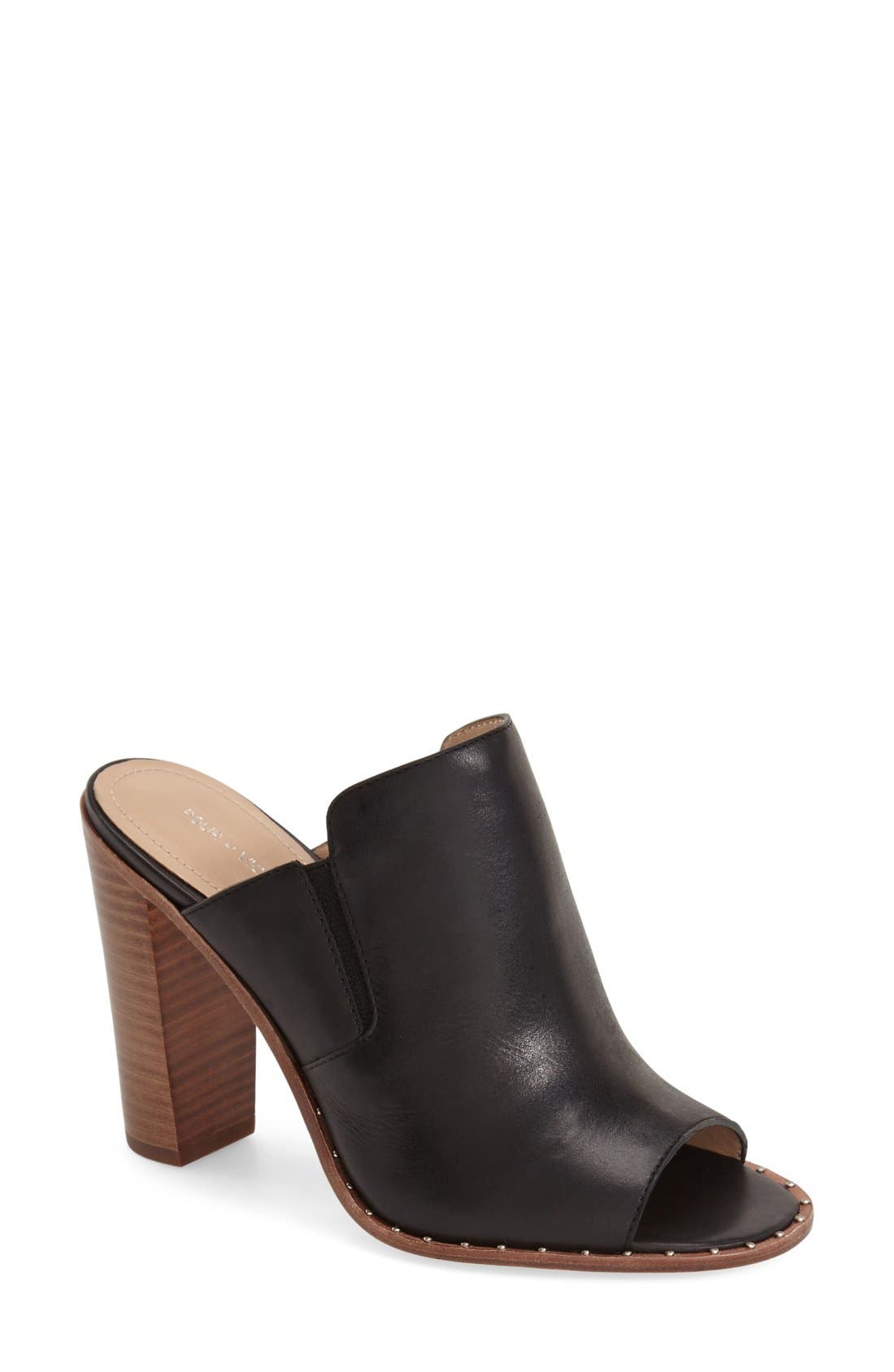 Pour la Victoire 'Geo' Studded Mule, Main, color, 