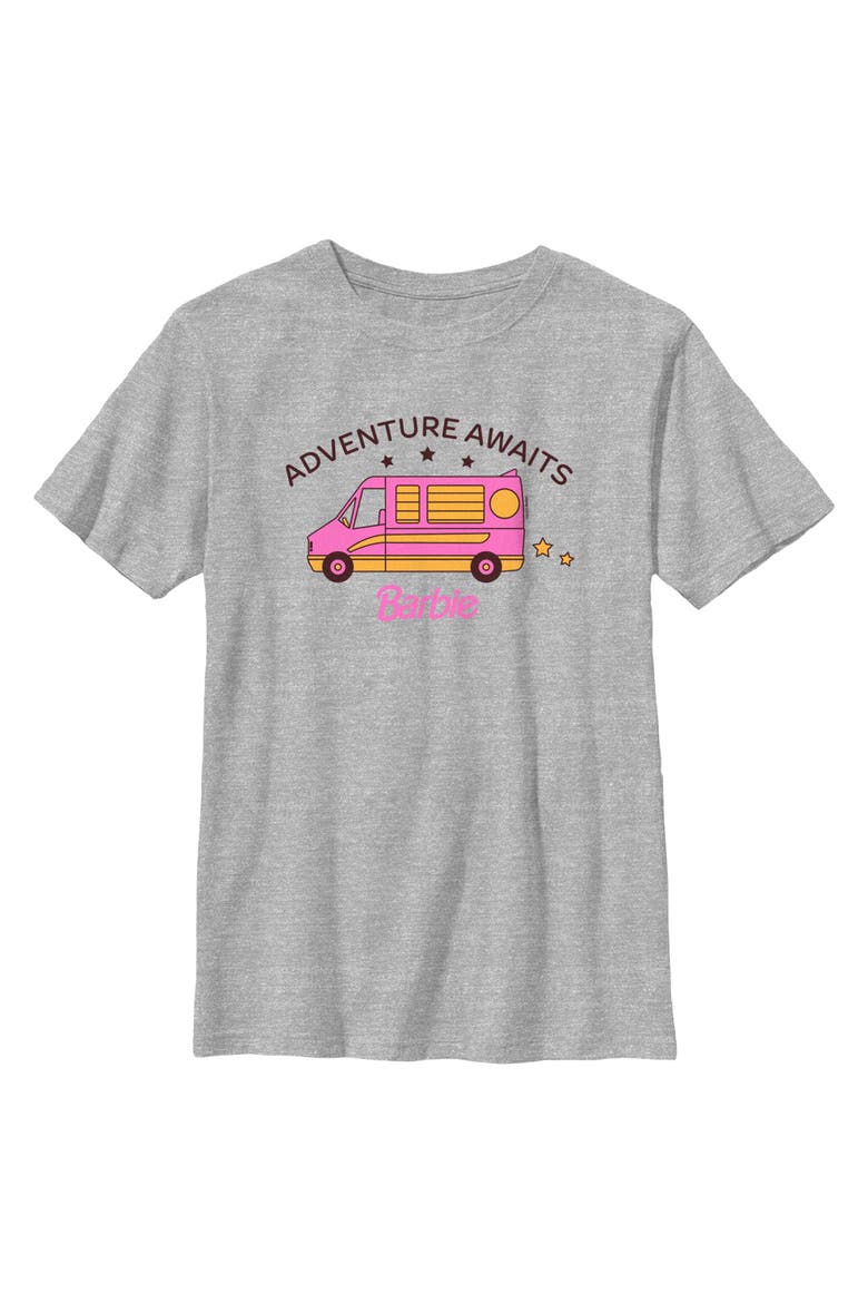 Boys' Adventure Awaits Camper Van T-Shirt, Main, color, Sport Grey
