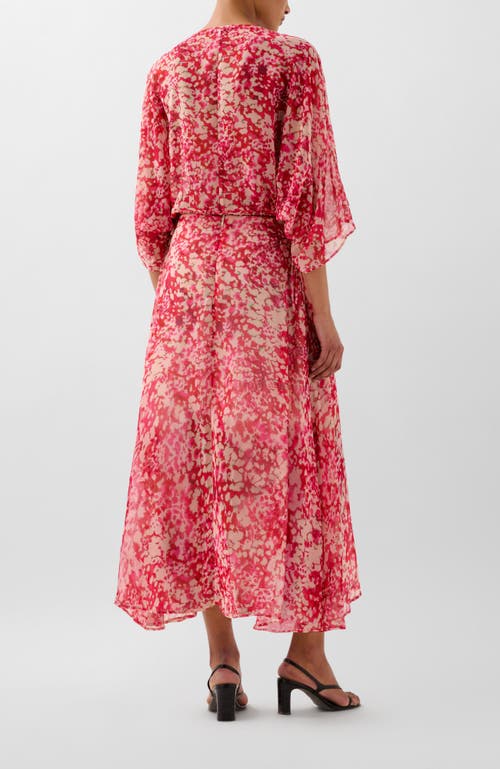 Scalpers Monet Print Mini Skirt In Pink