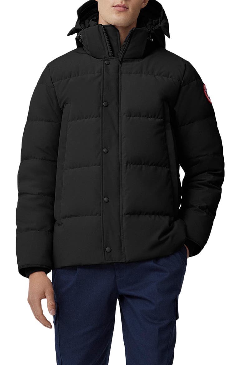 Wydham Water Repellent 625 Fill Power Down Parka, Main, color, BLACK