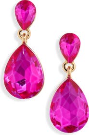 Cara Crystal Drop Earrings