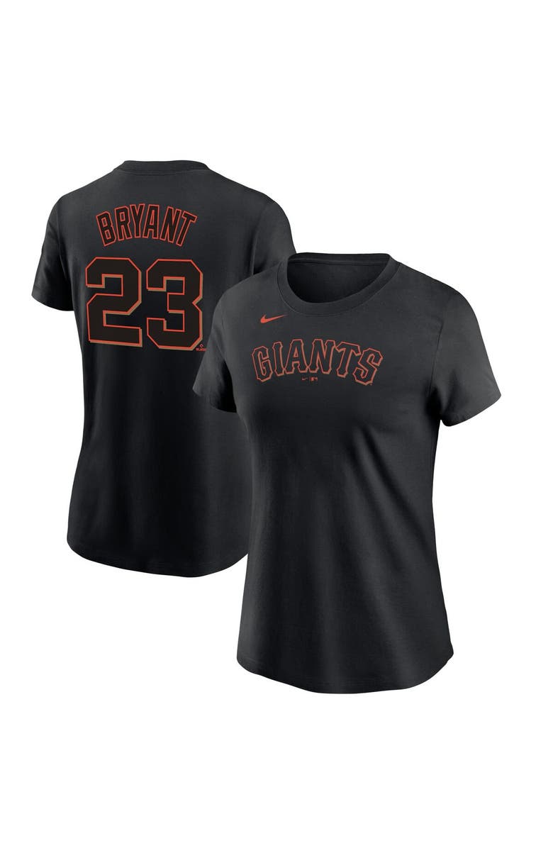 Nike Women's Nike Kris Bryant Black San Francisco Giants Name & Number T-Shirt, Main, color, 