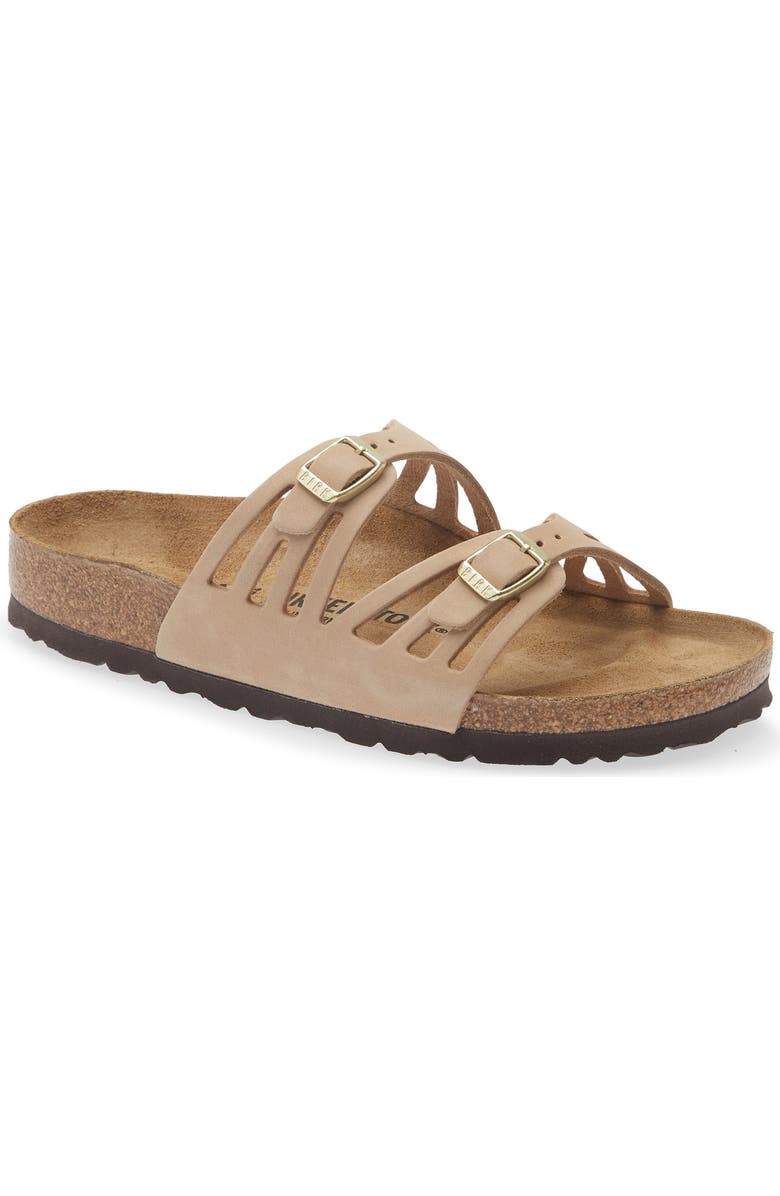 Birkenstock Granada Sandal, Main, color, Sandcastle Nubuck