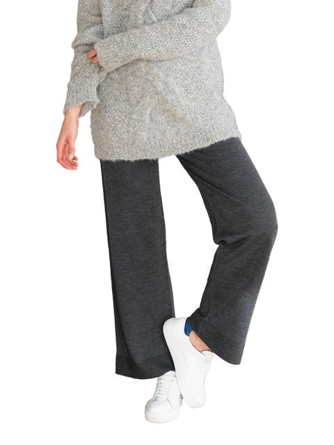 Wide Leg Merino Lounge Pants