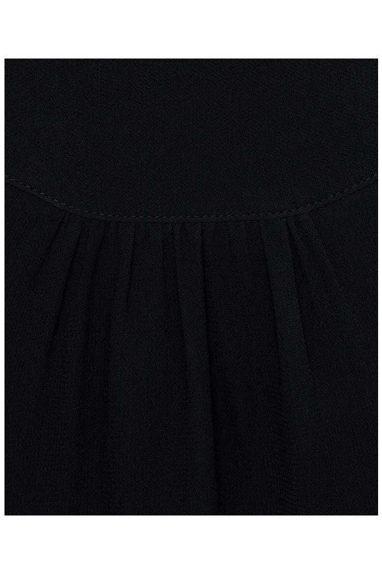 Bow Short Dress, Alternate, color, BLACK