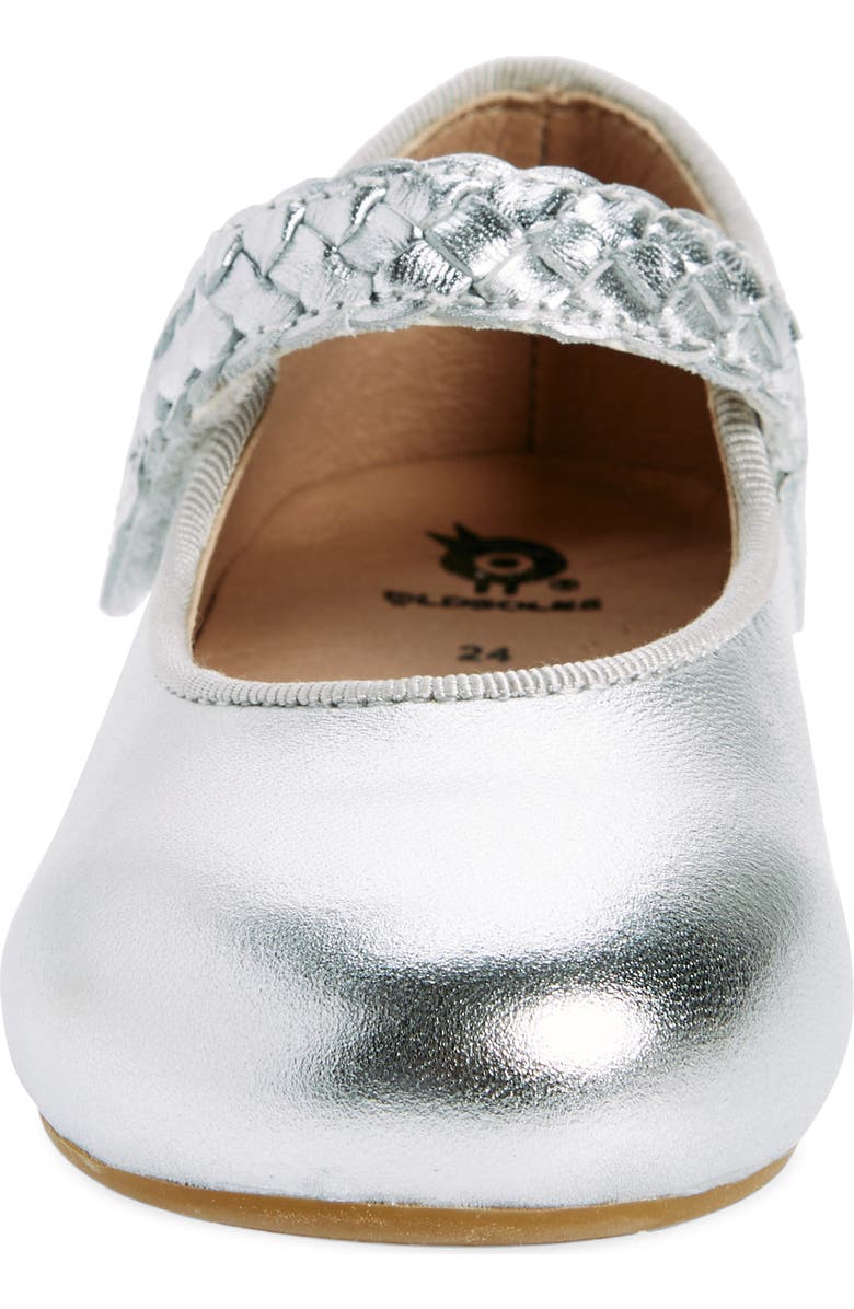 OLD SOLES Kids' Lady Plat Mary Jane, Alternate, color, Silver / Gum Sole