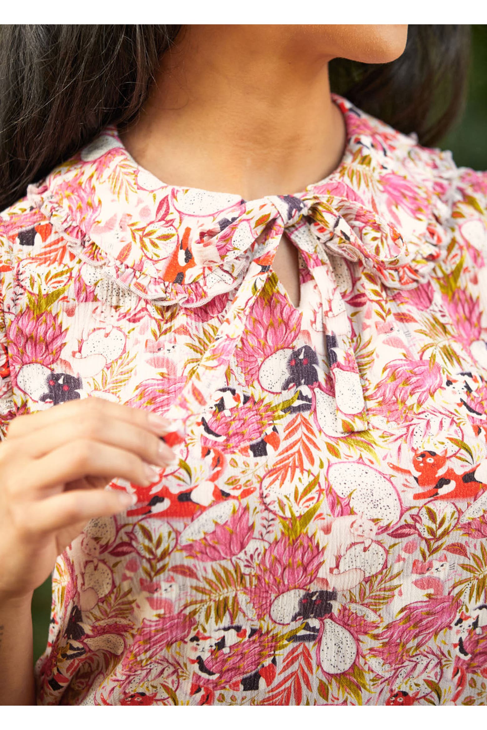 Modcloth Customer Service ModCloth Curiosity Tied the Bow Blouse (Women) | Nordstrom