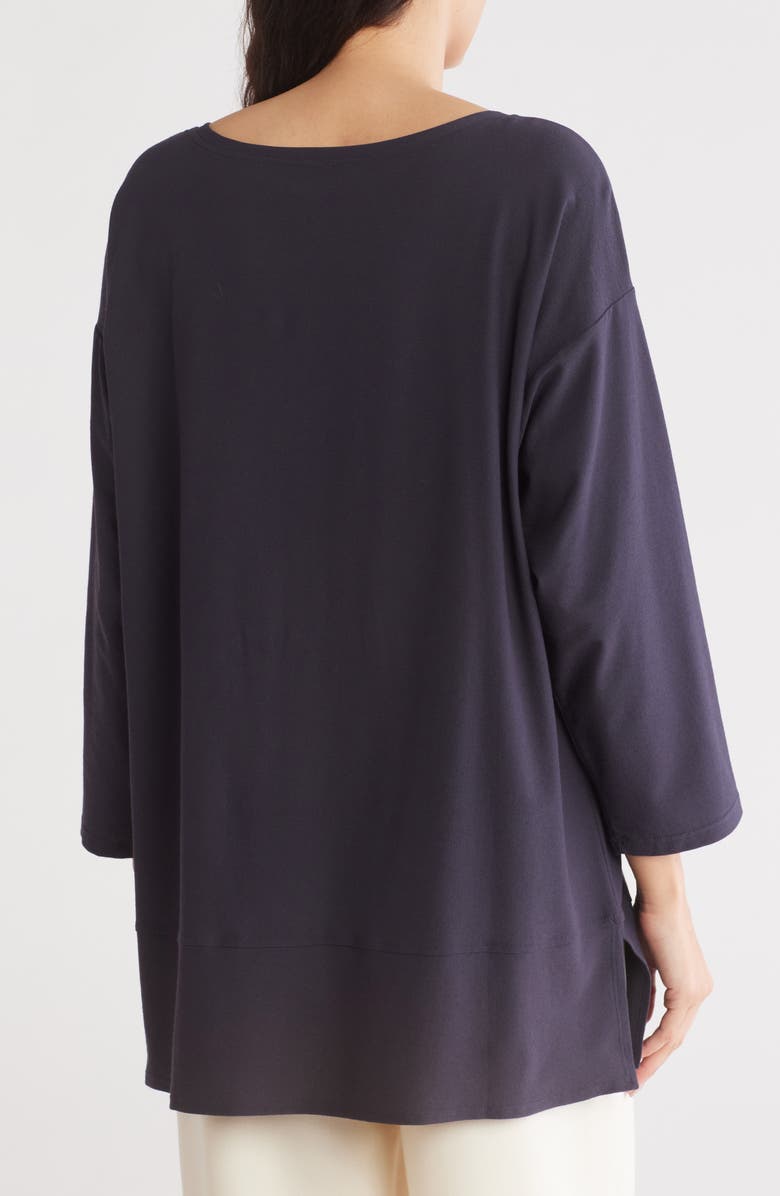 Eileen Fisher Longline Tunic Top, Alternate, color, Nocturne