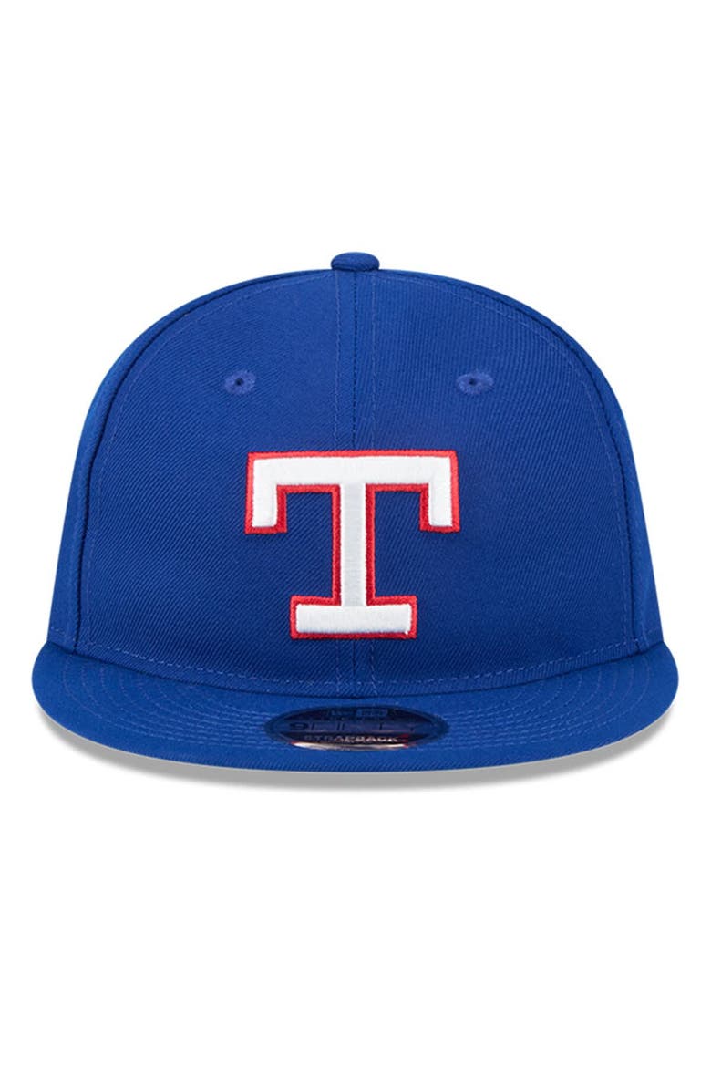 Men's New Era Royal Texas Rangers Baseball Hall of Fame Retro Crown 9FIFTY Adjustable Hat, Alternate, color, Royal