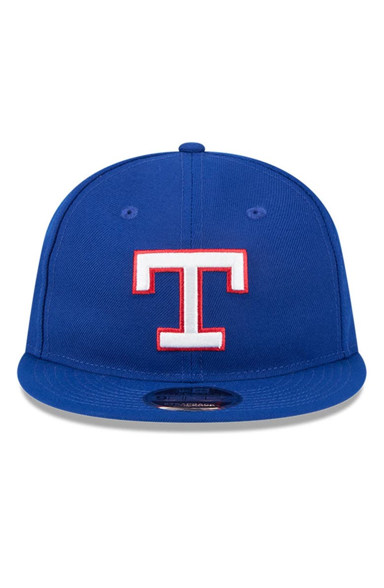 New Era Men's New Era Royal Texas Rangers Baseball Hall of Fame Retro Crown 9FIFTY Adjustable Hat, Alternate, color, Royal