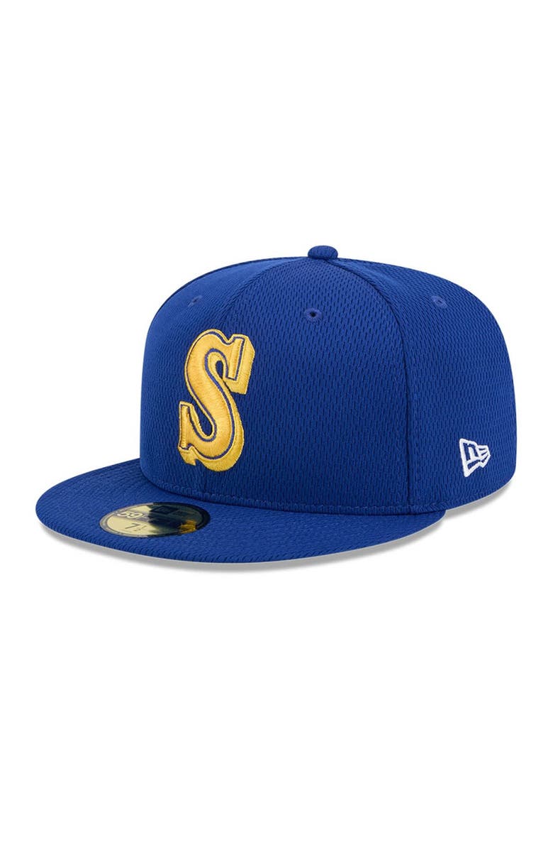New Era Men's New Era Royal Seattle Mariners 2025 MLB Clubhouse 59FIFTY Fitted Hat, Alternate, color, 