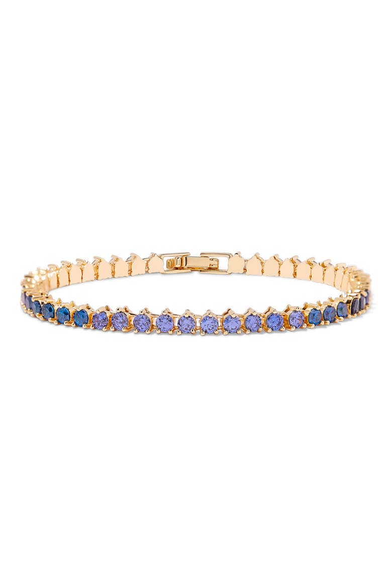 Isabella Birthstone Tennis Bracelet, Main, color, GOLD-SEPT