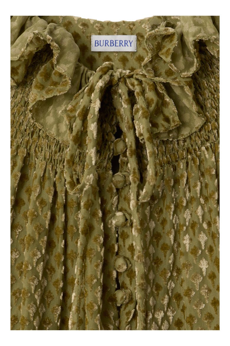 Torch Silk Blend Velvet Blouse, Alternate, color, Cricket yellow