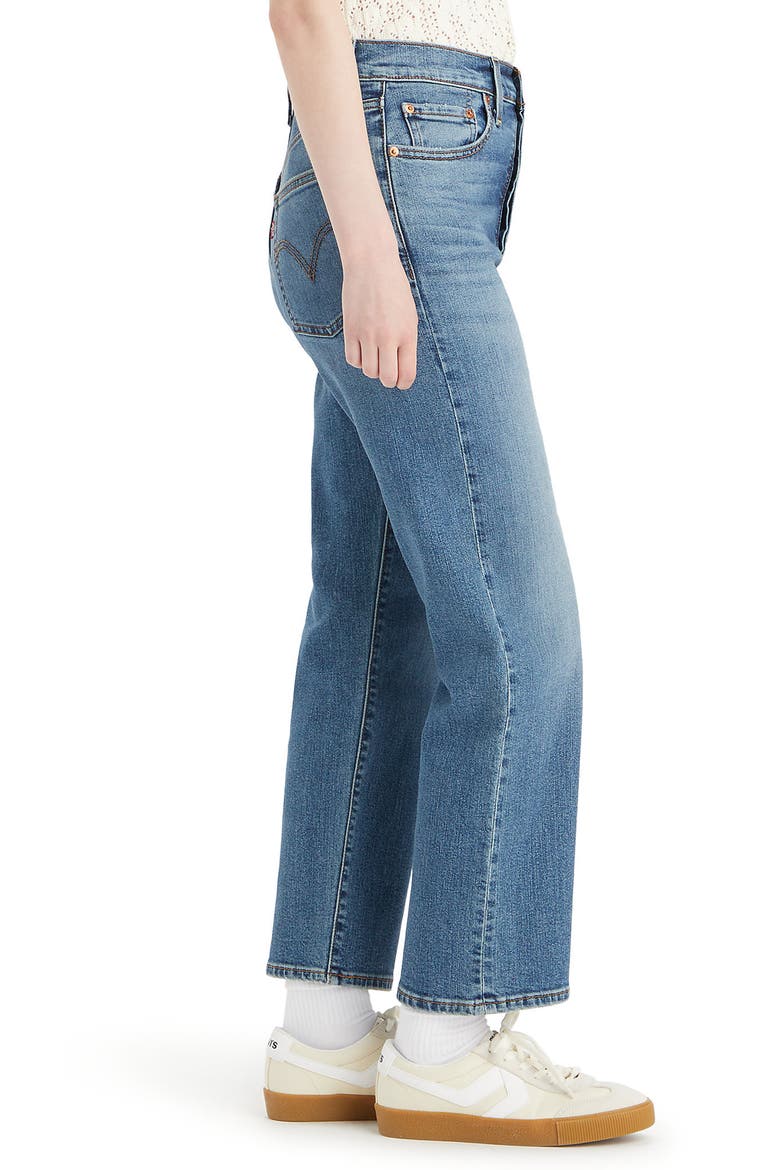 Ribcage High Waist Ankle Straight Leg Jeans, Alternate, color, ELEVATED TASTE