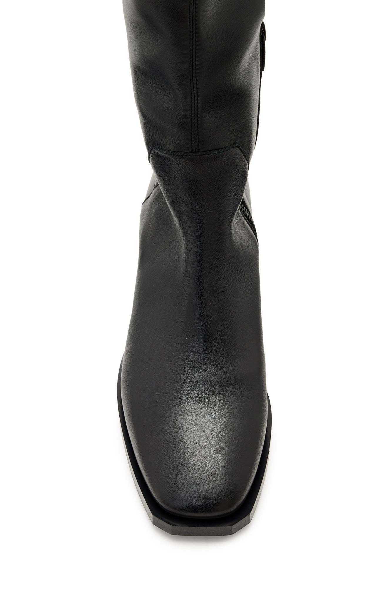 AllSaints Avril Over the Knee Boot, Alternate, color, Black