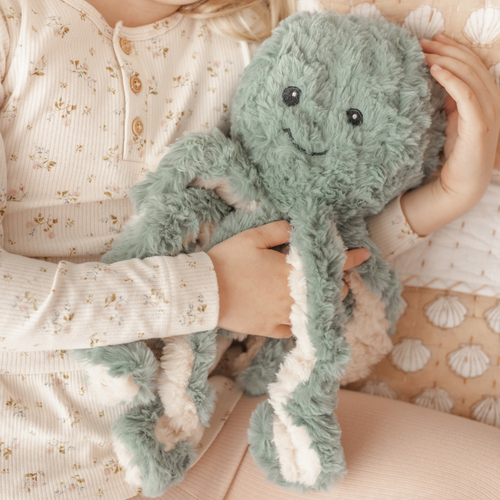 Mindful & Co Mindful And Co Kids Ollie The Weighted Octopus In Green