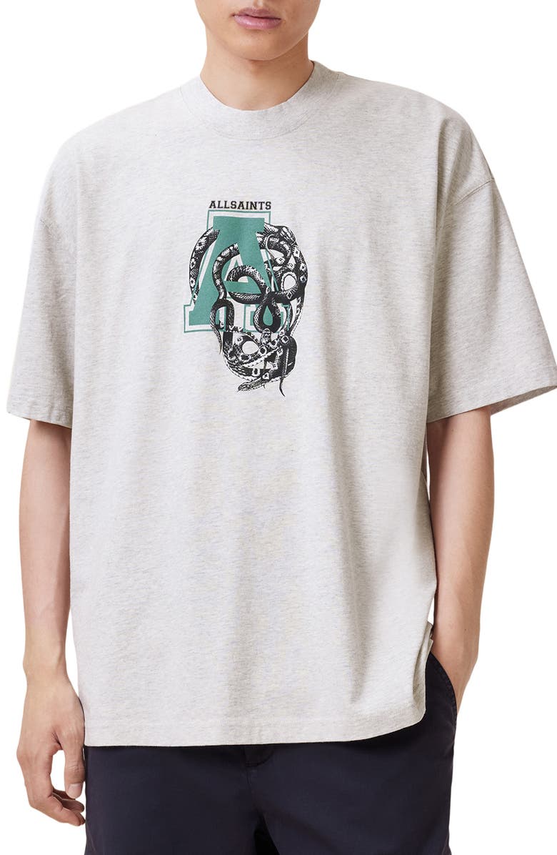 AllSaints Caduceus Graphic T-Shirt, Main, color,