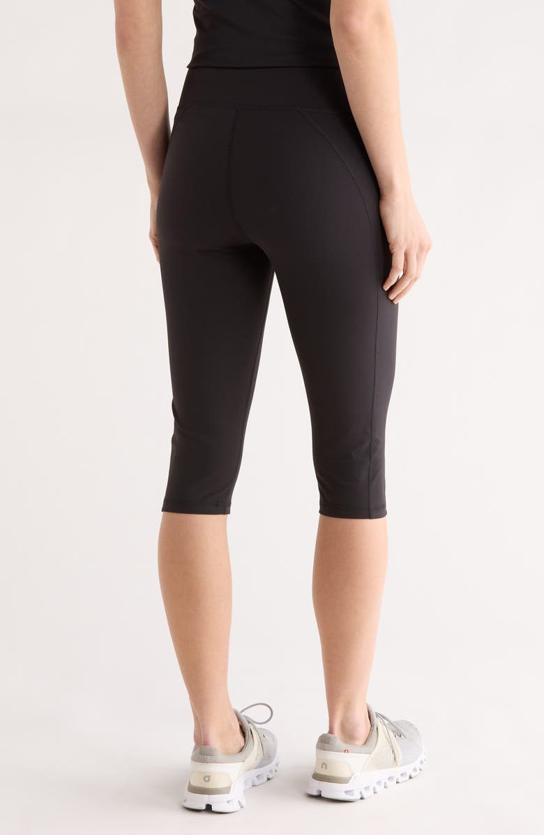 Z by Zella Perform High Waist 2.0 Capri Leggings, Alternate, color, Black