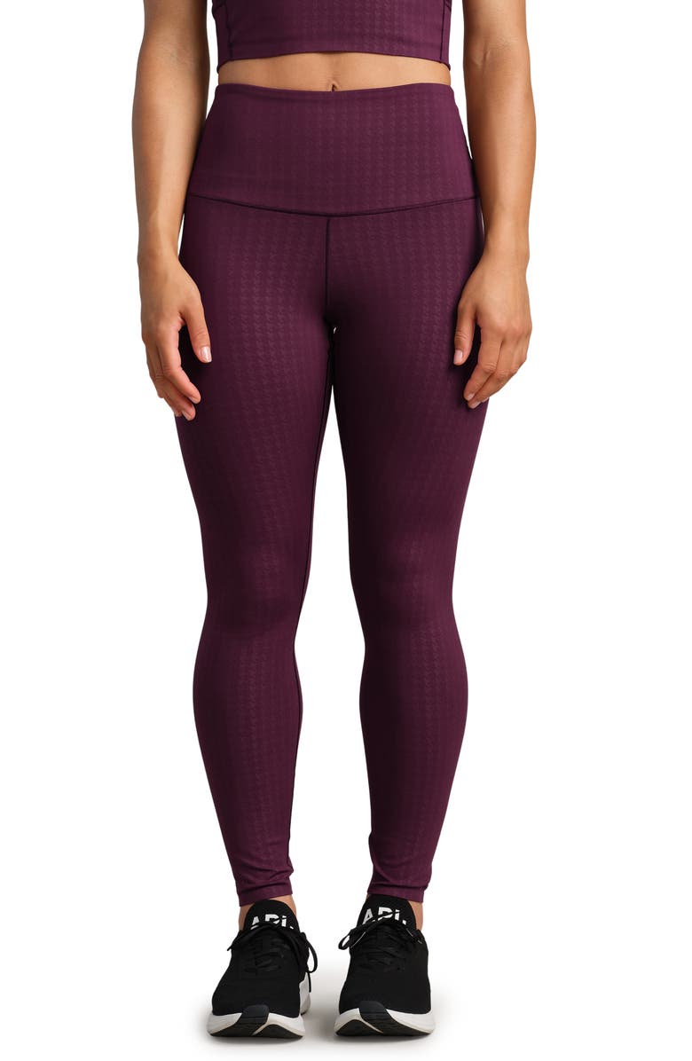 Rhone Revive 7/8 Leggings, Main, color, Mulberry Houndstooth