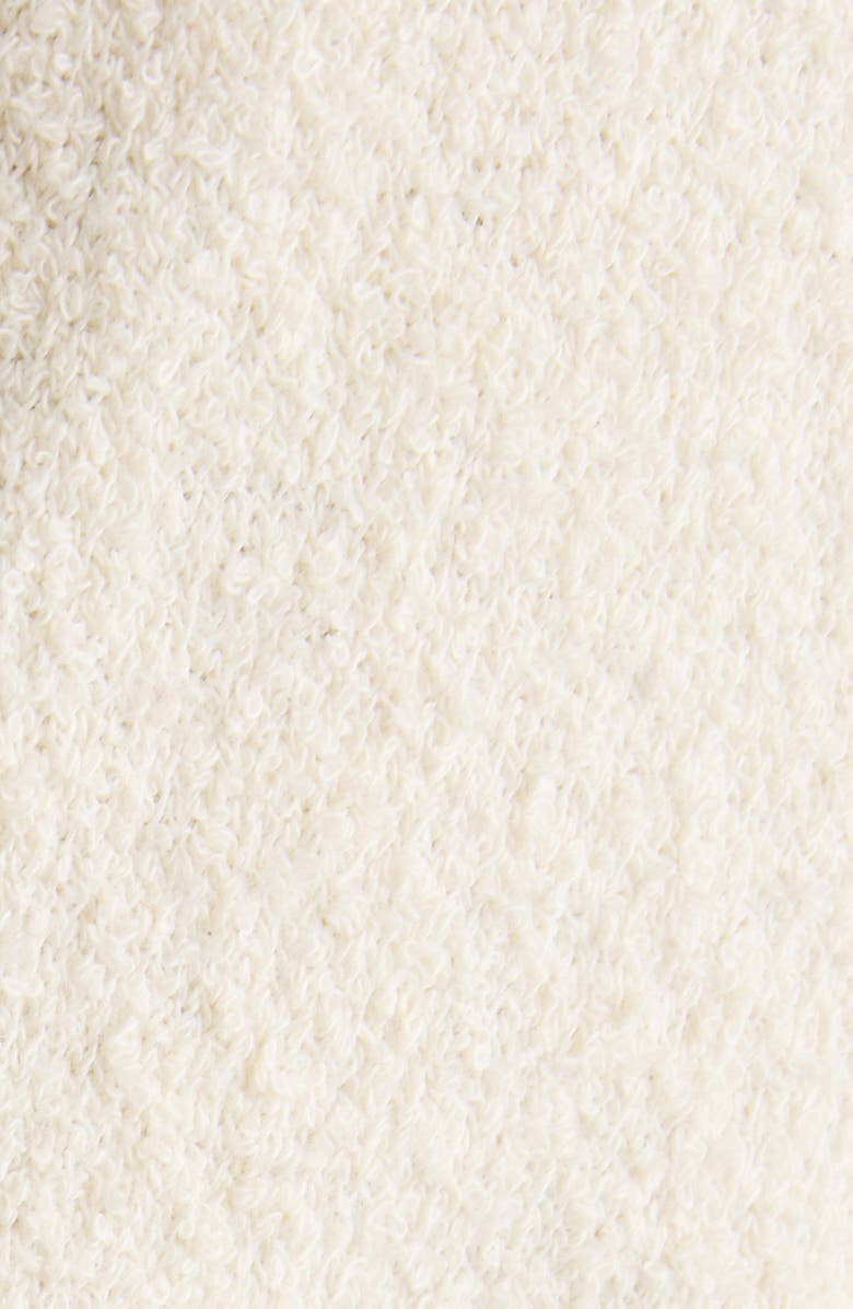 Isabel Marant Flora Long Sleeve Asymmetric Dress, Alternate, color, Ecru