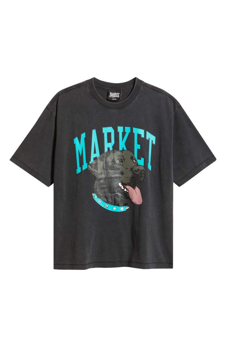 MARKET Black Lab Arc Graphic T-Shirt, Alternate, color, Black