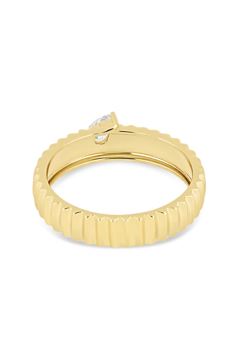 18K Gold Cleo Diamond Stackable Ring (Online Trunk Show), Alternate, color, 18K YELLOW GOLD/ DIAMOND