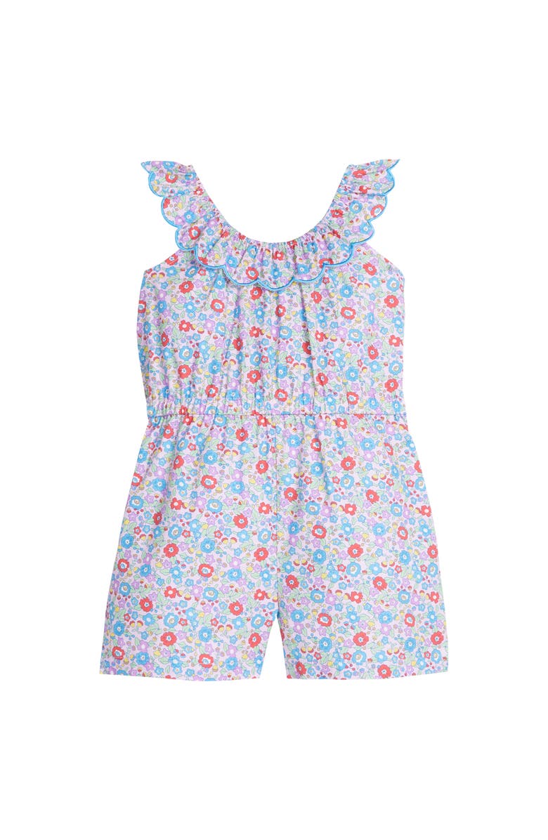 BISBY Kids' Floral Romper, Main, color, Lilac Primrose