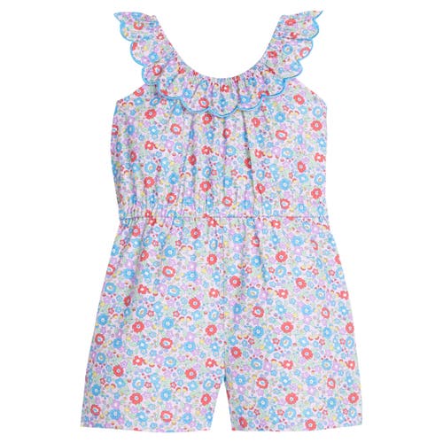 Bisby Kids' Floral Romper In Lilac Primrose