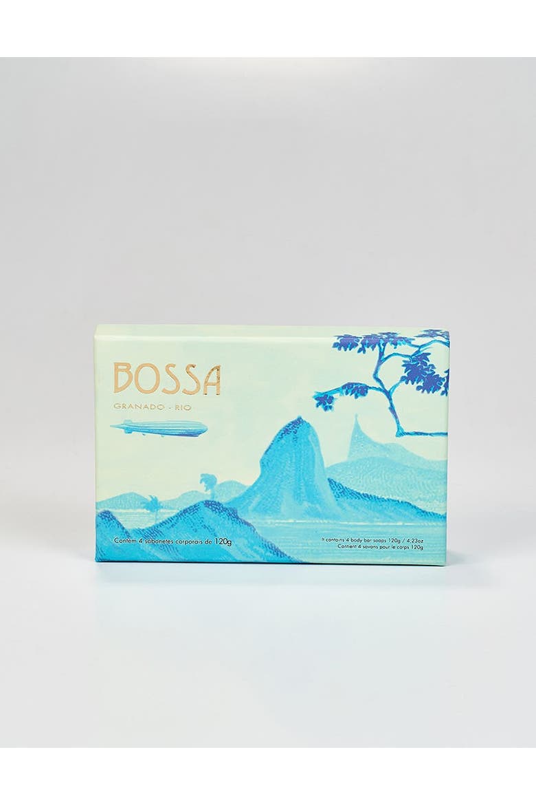 Bossa 4 Soaps Set, Alternate, color, Clear