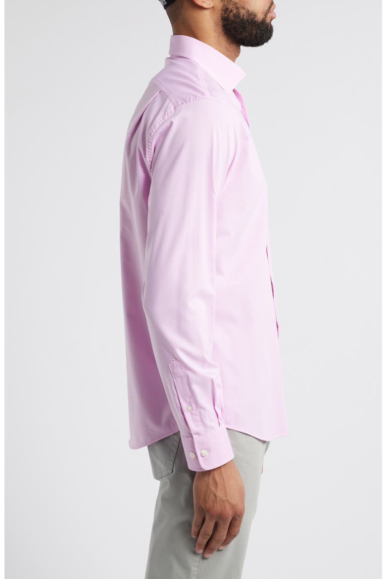 Travis Button-Down Shirt, Alternate, color, PORTO PINK