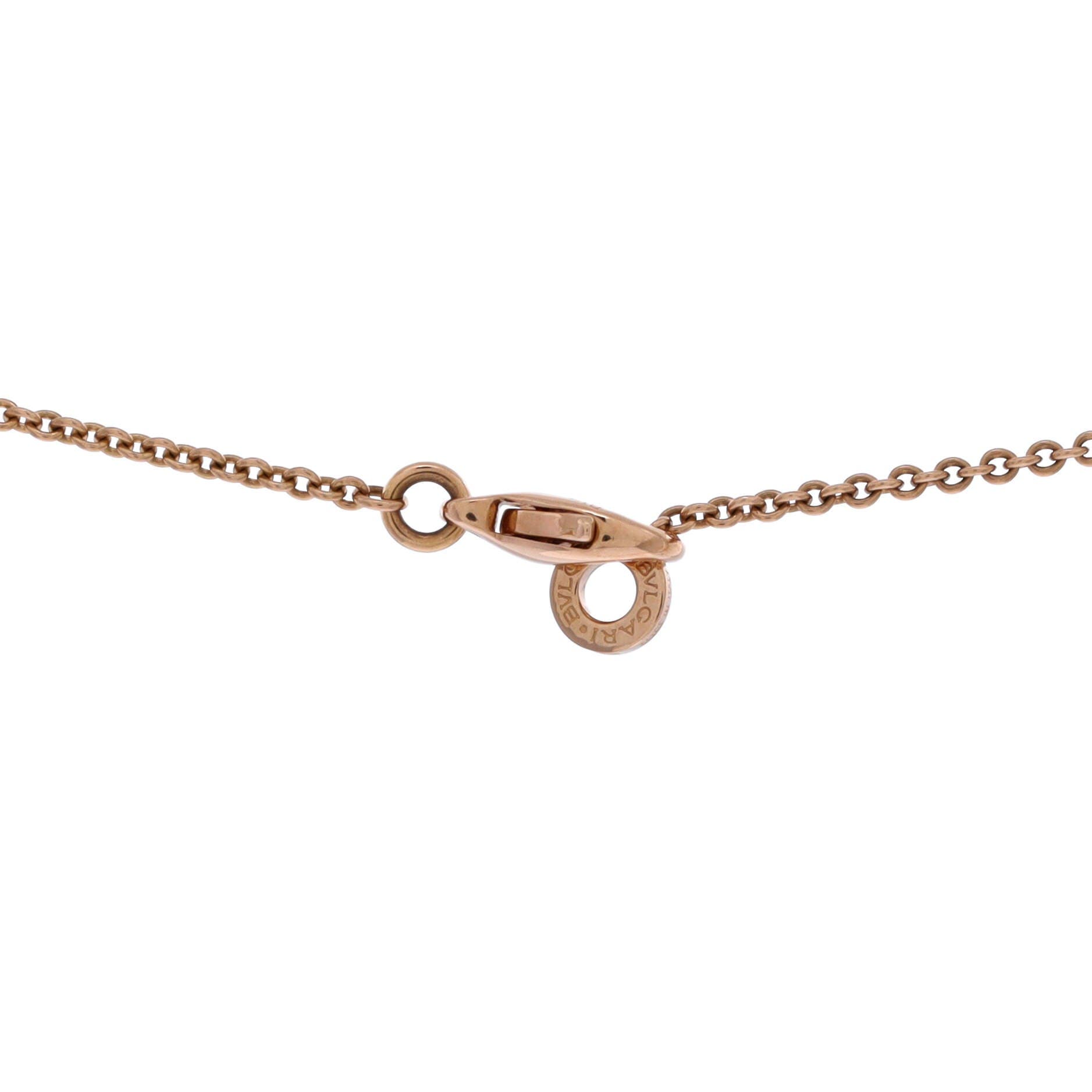 B.Zero1 Design Legend Zaha Hadid Pendant Necklace 18K Rose Gold with Ceramic, Alternate, color, Metallic Gold