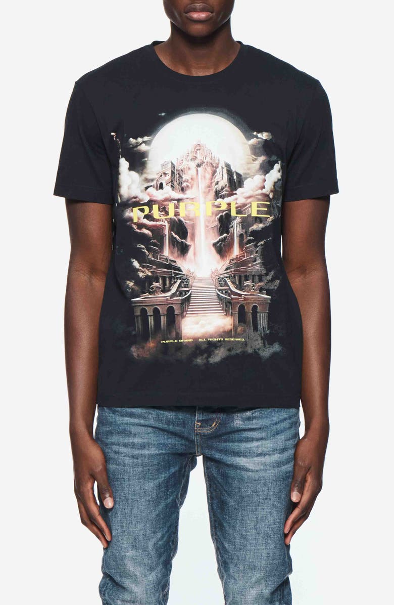 PURPLE BRAND Clean Cotton Graphic T-Shirt, Main, color, 