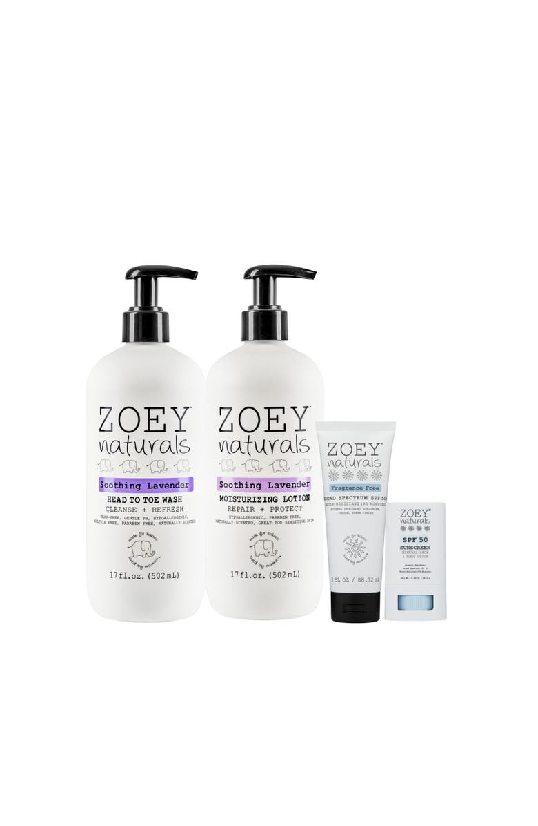 Zoey Naturals Soothing Lavender Daily Care Essentials, Main, color, Lavender