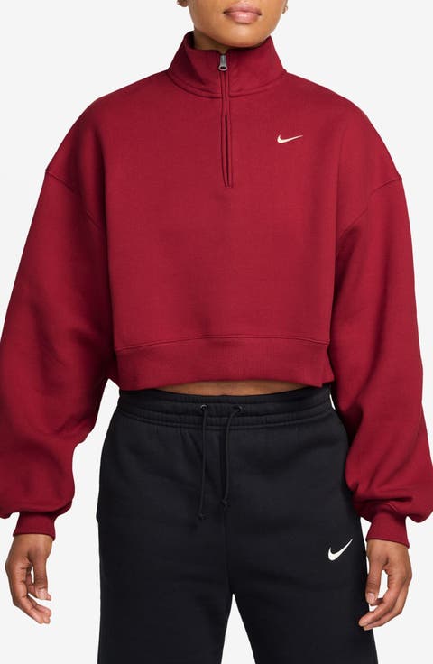 Studio Fleece Oversize Crop Top