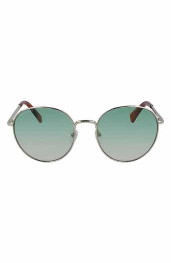 Longchamp 56mm Round Sunglasses
