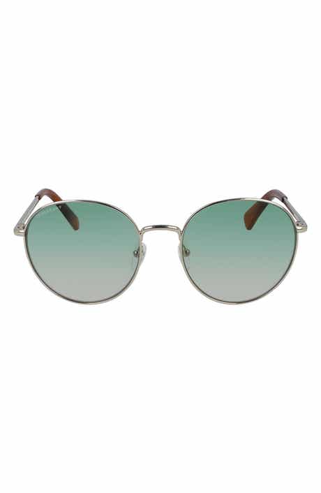 Longchamp 56mm Round Sunglasses
