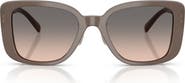 COACH 54mm Gradient Square Sunglasses