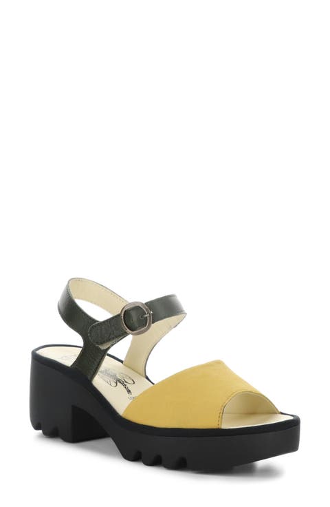 Yellow Platform Sandals for Women | Nordstrom Rack