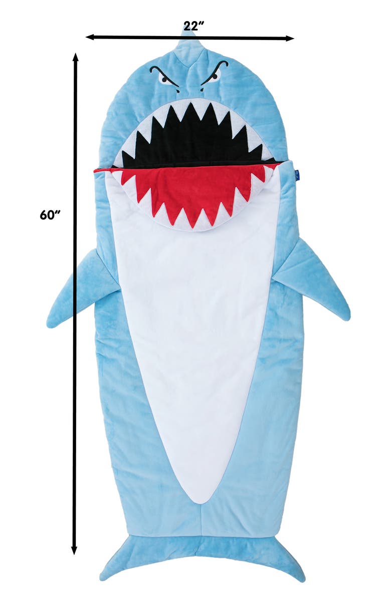 Bixbee Shark Fleece Sleeping Bag, Alternate, color,