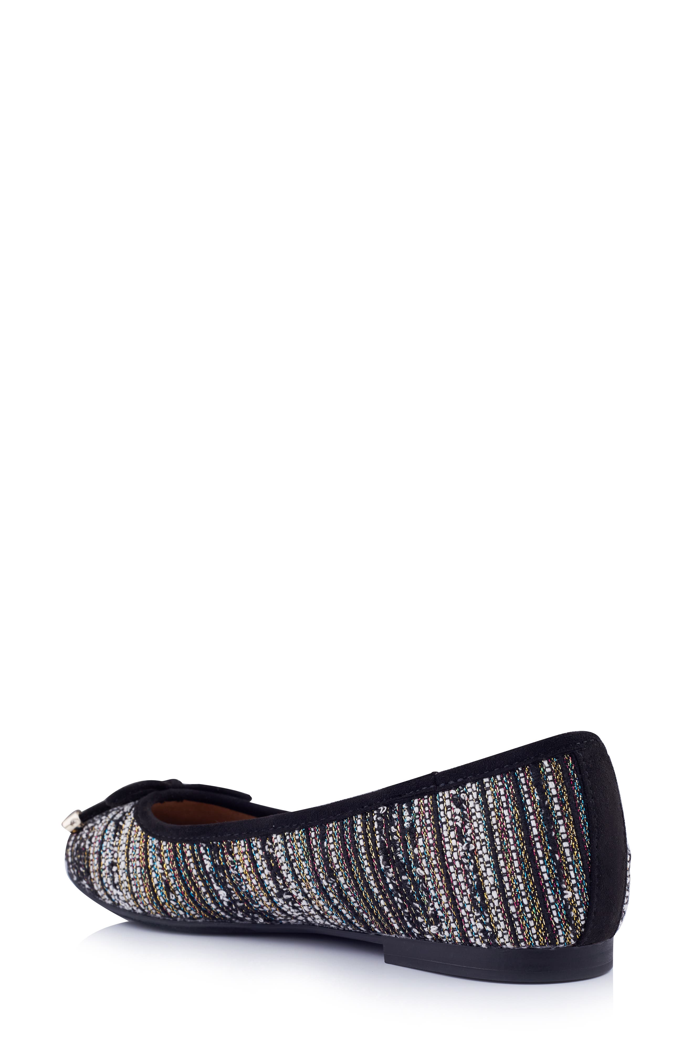 Saylor Ballet Flat, Alternate, color, BLACK MULTI