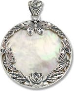 SAMUEL B. Sterling Silver & Mother-of-Pearl Pendant