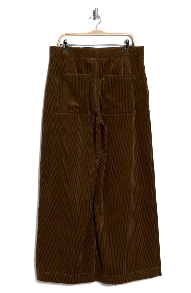 A.L.C. Andrew High Waist Corduroy Bootleg Pants, Alternate, color, Cedar