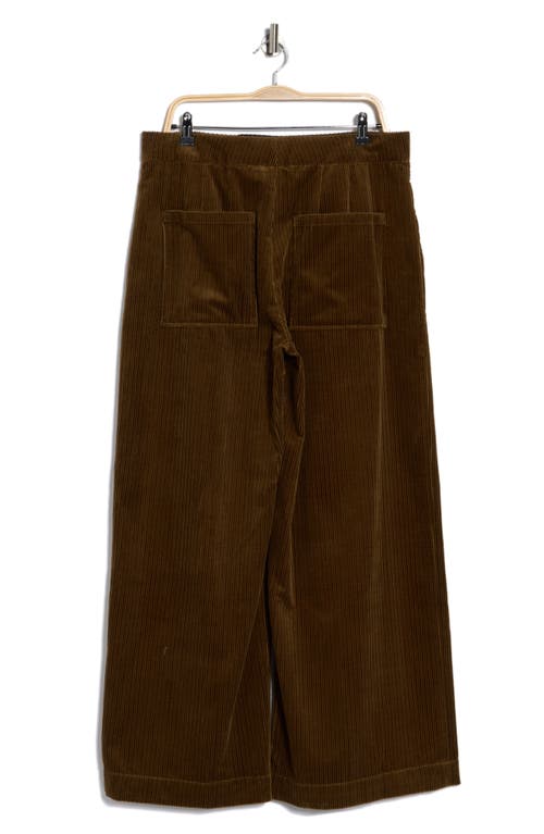 A.l.c . Andrew High Waist Corduroy Bootleg Pants In Brown