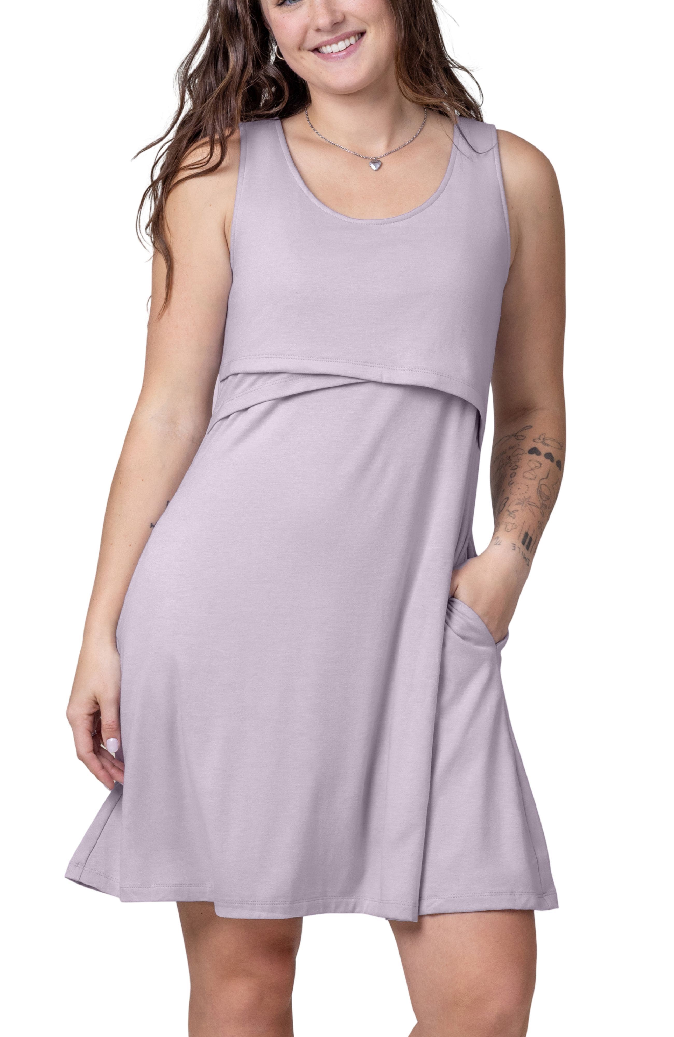 Penelope Crossover Nursing Dress - image 3