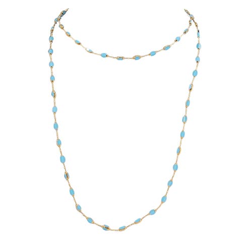 Turquoise Bead Necklace